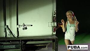 Teen Elsa Jean Encounters Masked Stranger Outdoors