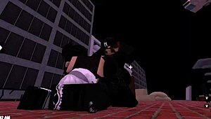 Dominating two girls in fan request three roblox