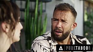 Busty Stepmom Teaches Virgin Stepson with Husband's Permission