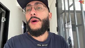 Hot Latina Andrea Castro Gets Fucked by Soldier in Quickie Before Boss Arrives!