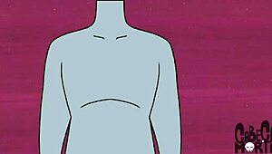 clown themed fun with goth cartoon characters