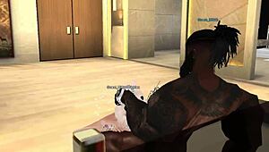 bimbo snowbunny gets pounded by a bbc imvu