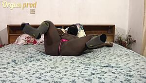 licking my horny wife all over 😏