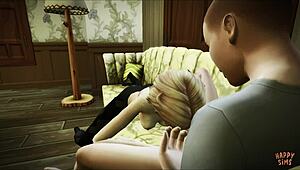 madrasta horny with enteado in bed - ep 1 - happy sims