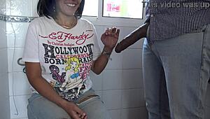 African Boss Tells Turkish Milf Suck Big Black Cock!