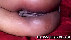 rough for ebony teen step daughter