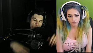 Joycgee and Trainwrecks host live webcam show. It's full of exciting content
