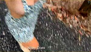 Wife Runs Public Outdoor Sideboob Big Tits Dare Exhibitionist