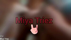 Miya tries out the cuckold's wife, fucking her big ass with dirty talk and humiliation.