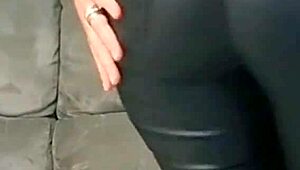 Mature woman compilation loving leather outfits