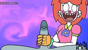 clown themed fun with goth cartoon characters