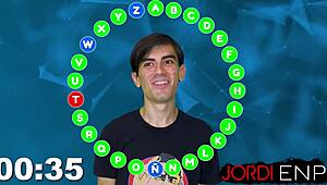 Myss Alessandra tries her best at my sexy game parody, and if she's lucky, she'll get the big prize