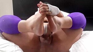 I showed my feet and came on cam