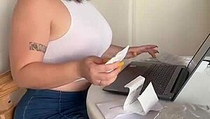 Have you seen the new big-ass Latina employee masturbating and giving blowjobs?