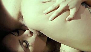 Big boobs lesbian teen cheerleader seduces petite hairy classmate