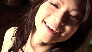 japanese brunette naughty kurumi katase playing with hard cock uncensored