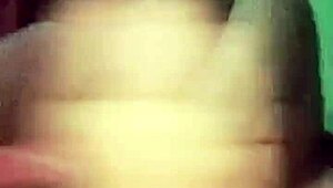 horny teen 18+ destroys pussy in dark