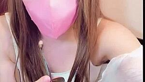 Crossdressing Ladyboy Masturbates After Prank Call