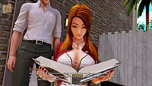 exploring harem hotel in game episode 341