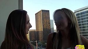 ashely adams and pristine edge make waterfalls licking ass in bedroom