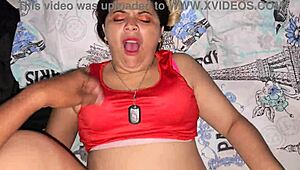 i shot strong cum on my blondes tits