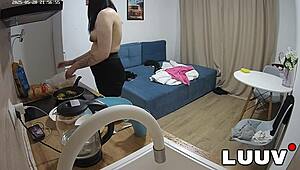 luuv students elika and vilika cook dinner raising questions for their reality show viewers