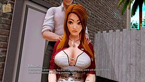 exploring harem hotel in game episode 341