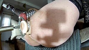 Tranny Cum On Fucking Machine