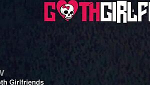 goth slut has her toes shrimped and fucked hardcore