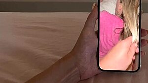 Close-up anal recording on husband's iphone shocks wife