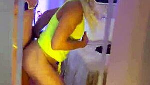 V Sexy Sluts After a Night Out Getting Makeovers by a Professional from Pacorabanne Cynde Watson Who Was on Go