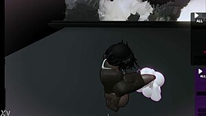 Masturbating huge dick in front of cheating slut