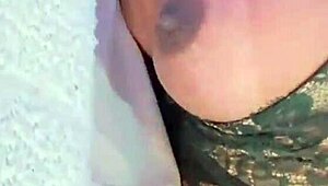 Cuckold Captures Wife Licking My Pussy, Feeling Ecstasy as She Cums on My Huge Cock