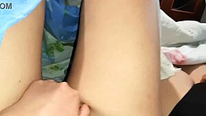 Three university students masturbate under the blanket to avoid getting caught