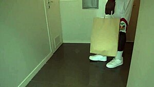 Ebony dicksucker mena carlisle swallows her stepbrothers massive dick, oh god it's so big