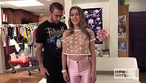 Petite whore Paige Owens is addicted to Bryan Gozzling's extreme sex