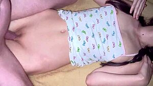 I fuck my stepsister's pink pussy hard.