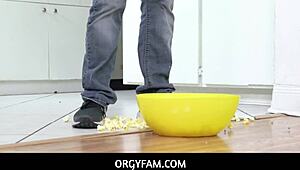 Orgyfam Movie Night With Moxie And Kira Perez