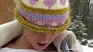 Masturbating Naked In The Snow Remastered