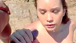 Worker fucks ass in public