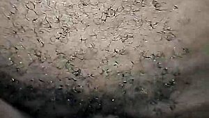 hairy creamy ebony college student fucking with boyfriend