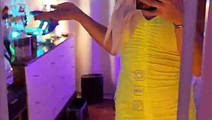 V Sexy Sluts After a Night Out Getting Makeovers by a Professional from Pacorabanne Cynde Watson Who Was on Go