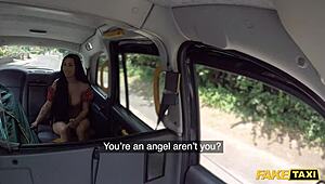 Fake taxi british luci reign fucks taxi drivers huge white cock