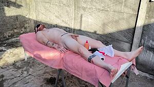 massage turns into wet pussy fucking