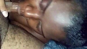 Just keep sucking my monster black cock, boss, it's so big and ebony!