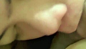 Watch this horny Filipina MILF maid devour a cock and swallow the load!