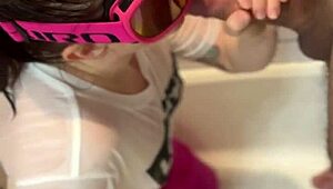 Did you see that huge cock flash in the bathroom?