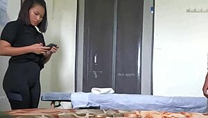 Dick Flashing to Thailand Massage Girl