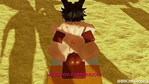 Black Bull Fucking Femboy Bunny In Roblox Spanish Sub 😈