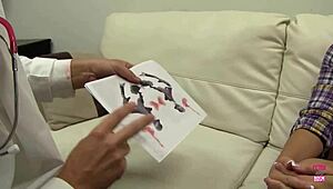 Brunette Finds Big Cock at Glory Hole